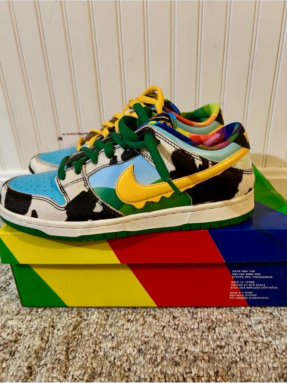 Nike SB × Ben and Jerry's ice cream multicoloured SB dunks sneakers - Picture 2 of 8